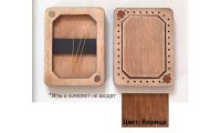 Деревянная игольница (корица), 5x6,5 (3,6x5), НеоКрафт