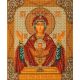 Набор для вышивания бисером Богородица Неупиваемая Чаша, 20x24, Кроше
