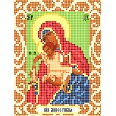 Канва с рисунком Богородица Милостивая, 12x16, Божья коровка