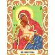 Канва с рисунком Богородица Милостивая, 12x16, Божья коровка