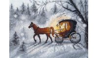 Набор для вышивания крестом Вечерняя прогулка, 17x22, Овен