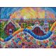 Мозаика стразами Парк Гуэль, 40x30, полная выкладка, Алмазная живопись