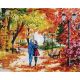 Набор для вышивания бисером Осенний парк, 24x30, Белоснежка
