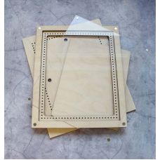 Декоративная рамка с крышкой малая, 15x18 (10x13), Щепка (МП-Студия)