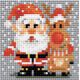 Алмазная мозаика Санта-Клаус, 10x10, полная выкладка, Риолис