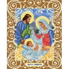 Канва с рисунком Святое семейство, 20x25, Божья коровка
