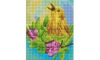 Алмазная мозаика Звонкий май, 20x25, полная выкладка, Белоснежка