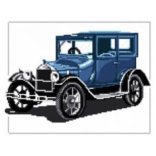Набор для вышивания крестом Форд Т 1927, 34x40, Белоснежка