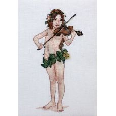 Набор для вышивания крестом Чудесная скрипка, 9x18, НеоКрафт