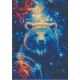 Алмазная мозаика Большая медведица, 27x38, полная выкладка, Риолис