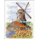 Набор для вышивания крестом Ветряная мельница. Голландия, 19x24, Овен