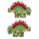 Набор для вышивания крестом на пластиковой основе Динозавры. Стегозавр, 9x13, Жар-Птица (МП-Студия)