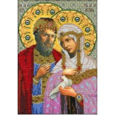 Набор для вышивания Святые Петр и Феврония Муровские, 18x27, Вышиваем бисером