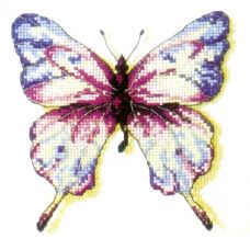 Набор для вышивания крестом Эффект бабочки, 30x30, Белоснежка