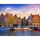 Мозаика стразами Амстердам, 50x40, полная выкладка, Алмазная живопись