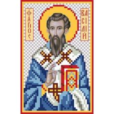 Рисунок на шелке Святой Василий, 22x25 (9x14), Матренин посад