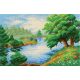 Рисунок на канве Дерево у реки, 30x21 (21x14), МП-Студия, СК-001