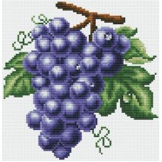 Набор для вышивания крестом Гроздь винограда, 27x31, Белоснежка