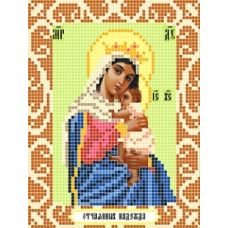 Канва с рисунком Богородица Отчаянных Единая Надежда, 12x16, Божья коровка