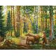 Живопись по номерам Хранители леса, 40x50, Белоснежка